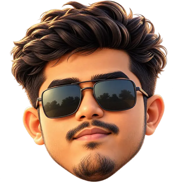 3D portrait of Rasel Hakkani, founder of Swift Web Dev